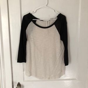 TWO American eagle baseball tees (blue and black)